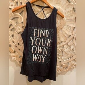 ‼️CLEARANCE ITEM‼️ Calia “Find Your Own Way” Tank Shirt